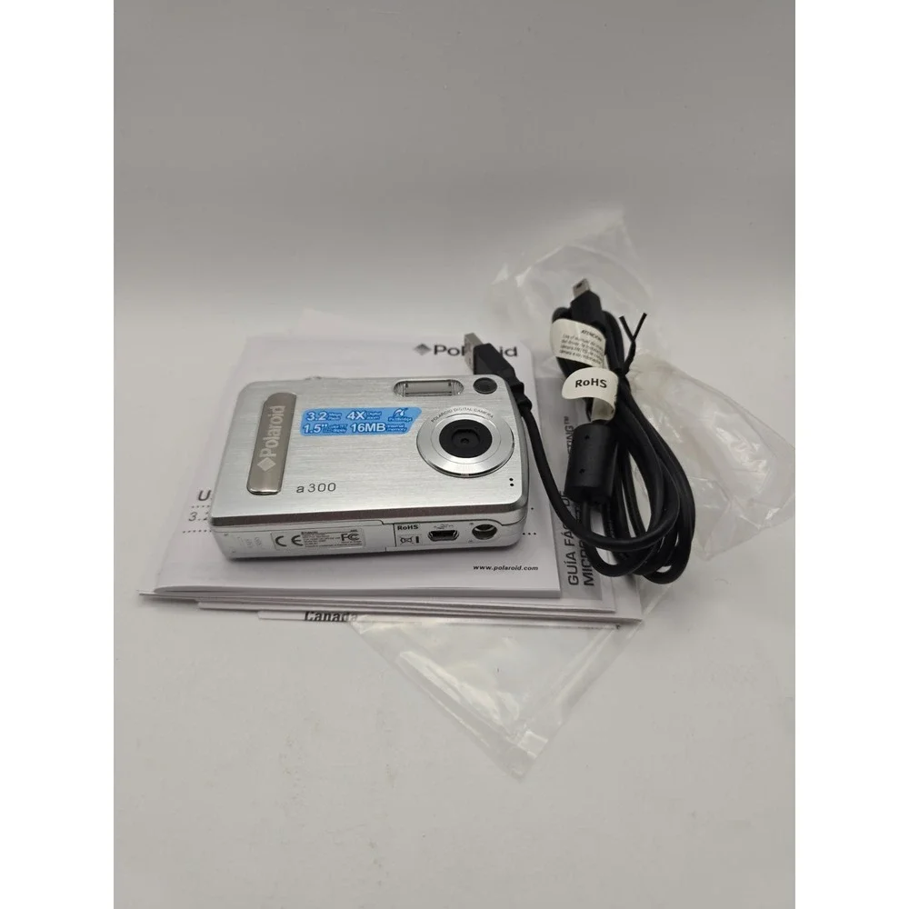 Polaroid A300 3.0MP Digital Camera - Silver